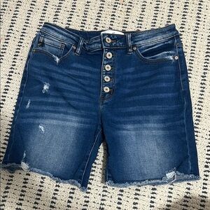 Women's Blue Denim Shorts
